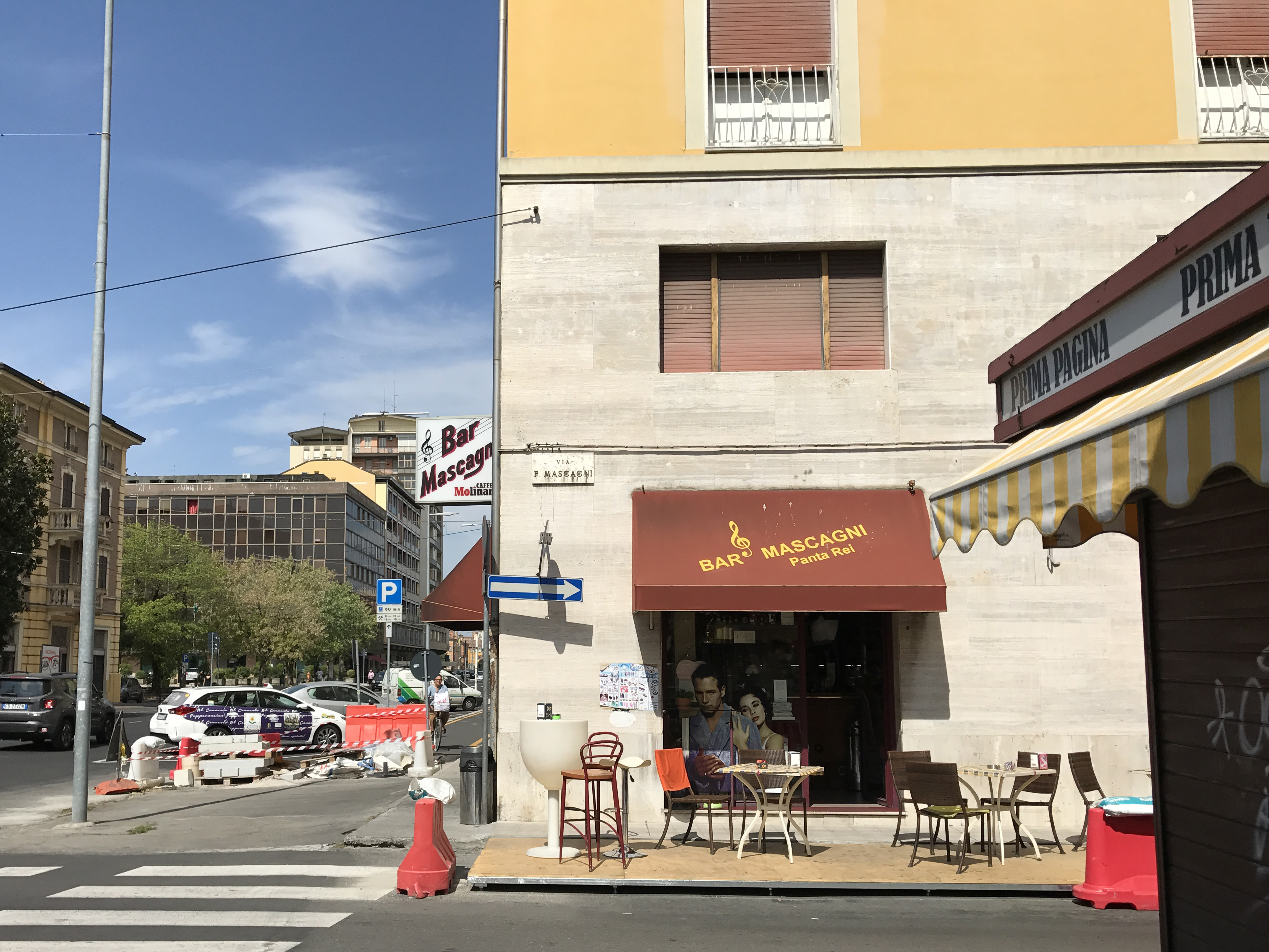 La struttura realizzata su via Mascagni in sostituzione di quella su via Emilia est