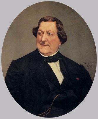 Vito d'Ancona - Ritratto di Gioachino Rossini