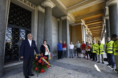 Ferrari, un momento della cerimonia