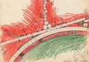 Parco Amendola, Modena (Cesare Leonardi e Franca Stagi, 1981) Disegno di studio dei nodi dei percorsi.jpg