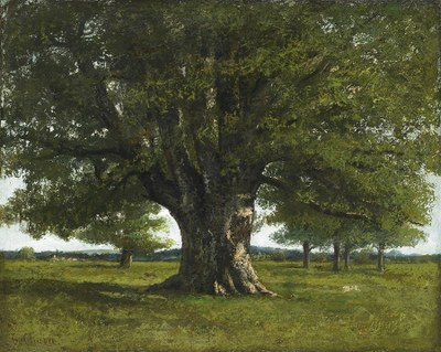 Gustave Courbet, La quercia di Flagey, 1864.jpg