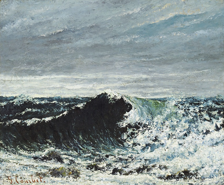 Gustave Courbet, L'onda, c. 1869.jpg