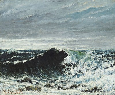 Gustave Courbet, L'onda, c. 1869.jpg