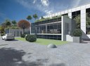Rendering di progetto della zona uffici