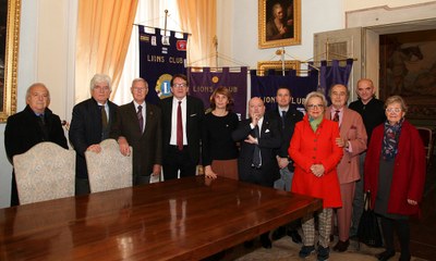 Presentazione del pranzo di Natale offerto dai Lions agli anziani