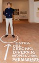 mostra "Io sono una poesia", il cocuratore Stefano Bulgarelli nel cerchio "Omaggio a Piero Manzoni"