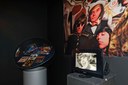 mostra "Io sono una poesia", nella sala della musica Equipe 84 fotografata da Mario Schifano