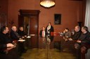 Il sindaco Muzzarelli incontra una rappresentanza dei parroci modenesi per gli auguri natalizi