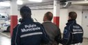 L'uomo arrestato er spaccio al Comando della Pm