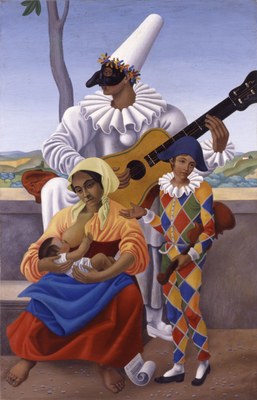 Gino Severini, La famiglia del povero Pulcinella, 1923.jpg