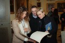 L'assessora Ludovica Carla Ferrari, a sinistra, con  Marie-Hélène Thorav, sindaca di Roman-sur-Isère