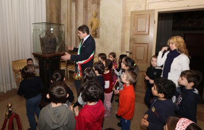 I bambini della scuola d'infanzia Edison in visita alla Secchia Rapita