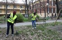 Richiedenti asilo al lavoro nel parco del Ramazzini 2