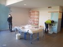 lavori di tinteggiatura alle scuole di Cognento