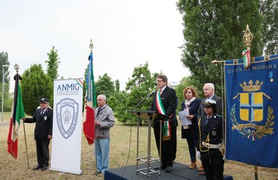 Intitolazione del parco all'Anmig