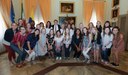 Il benvenuto del sindaco alle studentesse del progetto UGA
