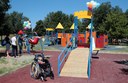 Parco Amendola, taglio del nastro per l'area giochi inclusiva