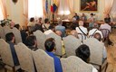 L'incontro in Municipio tra il Modena Fc e le altre società calcistiche della città