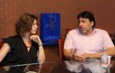 L'assessora Guadagnini con Daniel Jadue, sindaco di Recoleta (Cile)