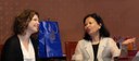 Un momento dell'incontro tra l'assessora Guadagnini e la console filippina Natividad