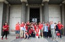 Alcuni degli appassionati del Cavallino presenti alla cerimonia