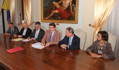 La sottoscrizione della convenzione