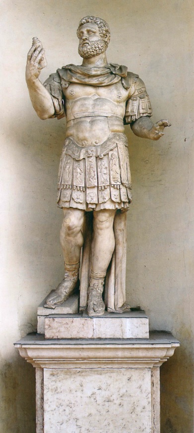 Prospero Sogari Spani Clementi detto Il Clemente (1516-1584), Marco Emilio Lepido. Modena, Palazzo Ducale (a destra del portone principale).jpg