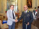 il sindaco Muzzarelli e il comandante D'Elia