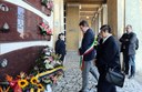 Commemorazione di Pier Camillo Beccaria con il sindaco Muzzarelli e la presidente Maletti