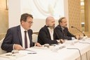 I relatori della conferenza stampa di Milano