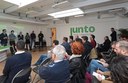 Un momento della presentazione a Junto