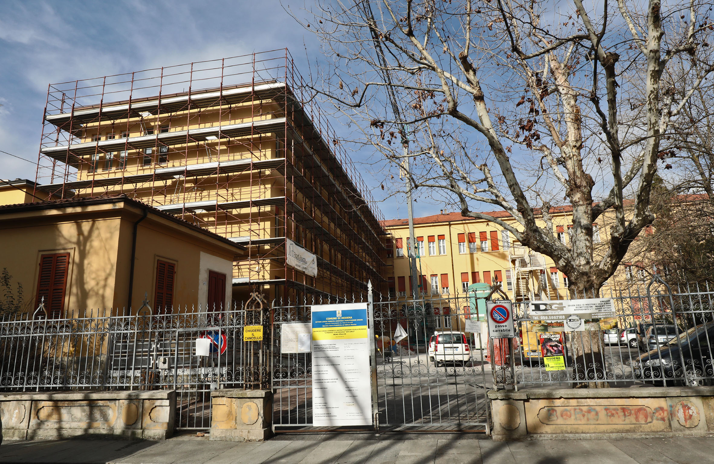 Cantiere scuole Pascoli