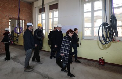 Sopralluogo cantiere scuole Pascoli