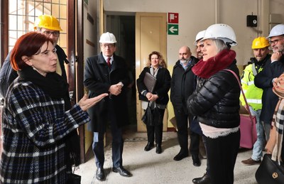 Sopralluogo cantiere scuole Pascoli