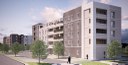 Rendering della palazzina "Abitare sociale"