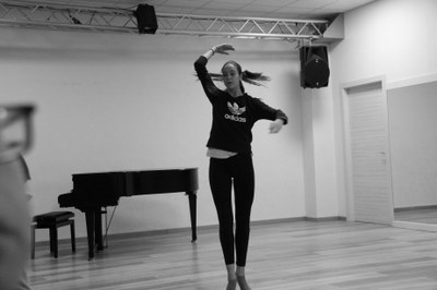 La giovane danzatrice Martina Verasani