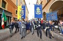 Il corteo in via Emilia con le autorità