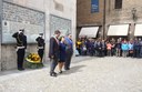 Omaggio delle autorità al Sacrario della Ghirlandina