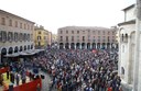 Piazza Grande durante la manifestazione del 25 aprile