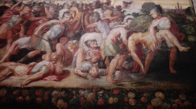guerra di modena, nicolò dell'abate, sala del fuoco.jpg