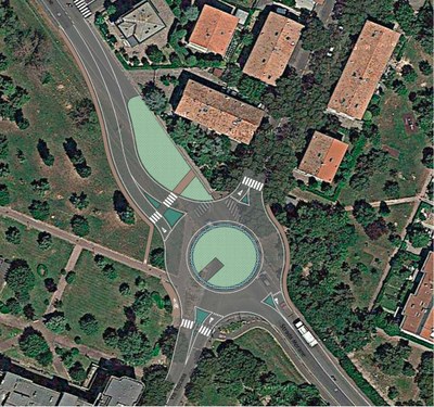 L'immagine di progetto della rotatoria