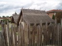 Particolare della recinzione in pali di castagno della Terramara di Montale.jpg