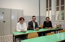  La dirigente scolastica Zetti, gli assessori Bosi e Baracchi