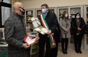 L'elaborato consegnato dai bambini della scuola Collodi dopo la donazione dei computer