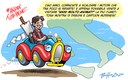 Buffagni su auto Paperino.jpg