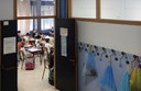 All'interno della scuola Don Milani