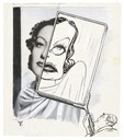 In San Paolo la mostra di Umberto Tirelli, la caricatura di Joan Crafword
