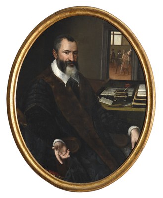 Le Signore dell'Arte Ritratto di Carlo Sigonio di Lavinia Fontana.jpg Le Signore dell'Arte Ritratto di Carlo Sigonio di Lavinia Fontana.jpg