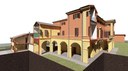 Rendering spaccato Villa Montecuccoli