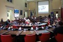 Un momento della seduta del Consiglio comunale di Modena dedicata a Mirella Freni